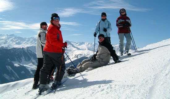 skiing-group