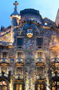 Casa Batllo, Gaudi Architecture, Eixample, Barcelona, Spain