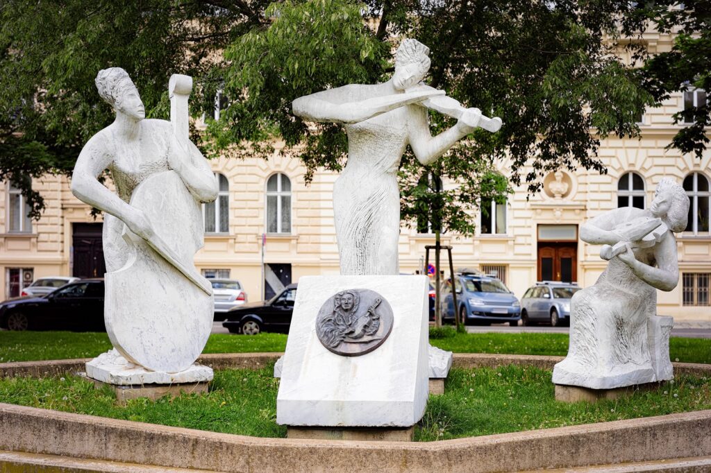 Vivaldi Monument in Vienna